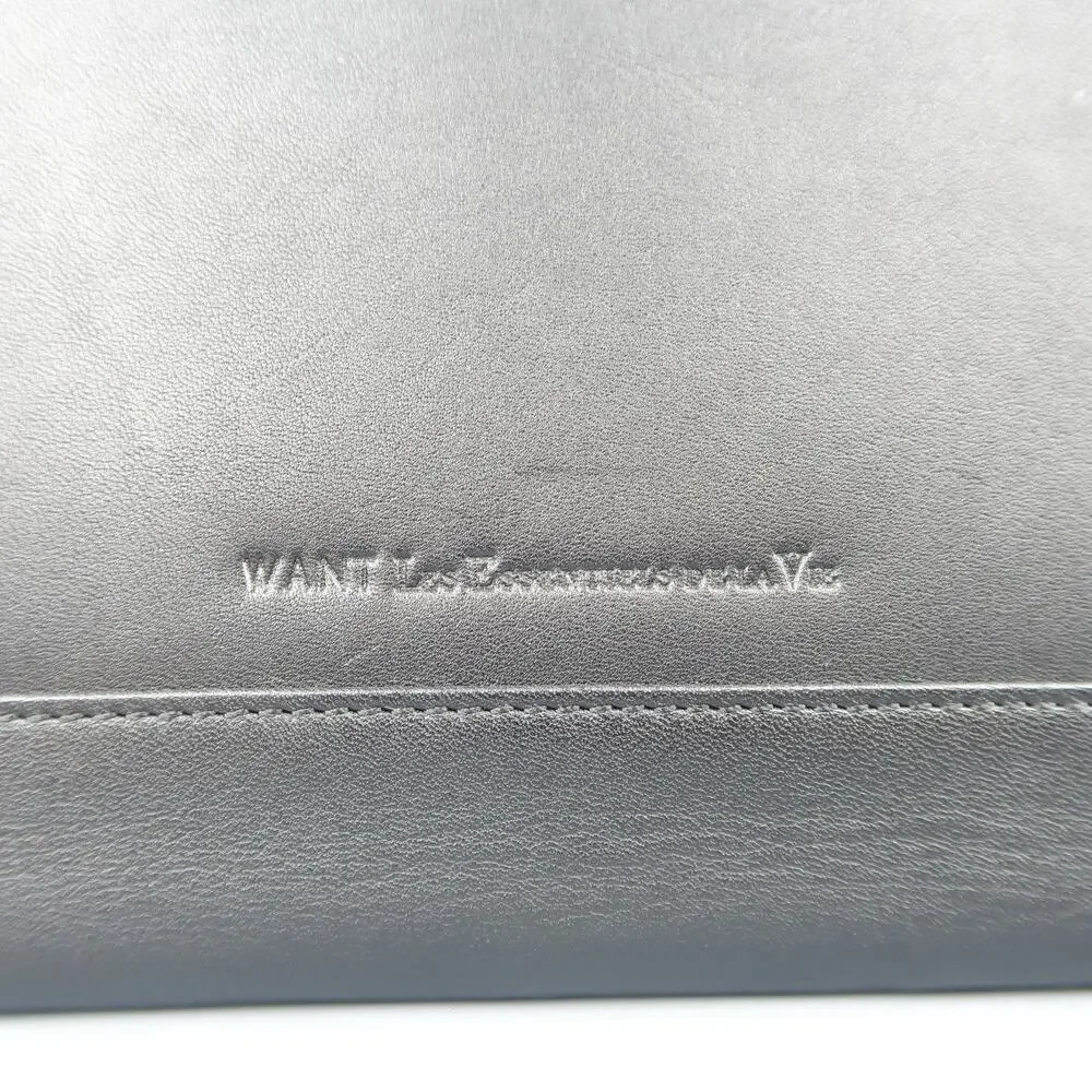 WANT by LES ESSENTIELS DE LA VIE Black Leather iPad Tablet Case